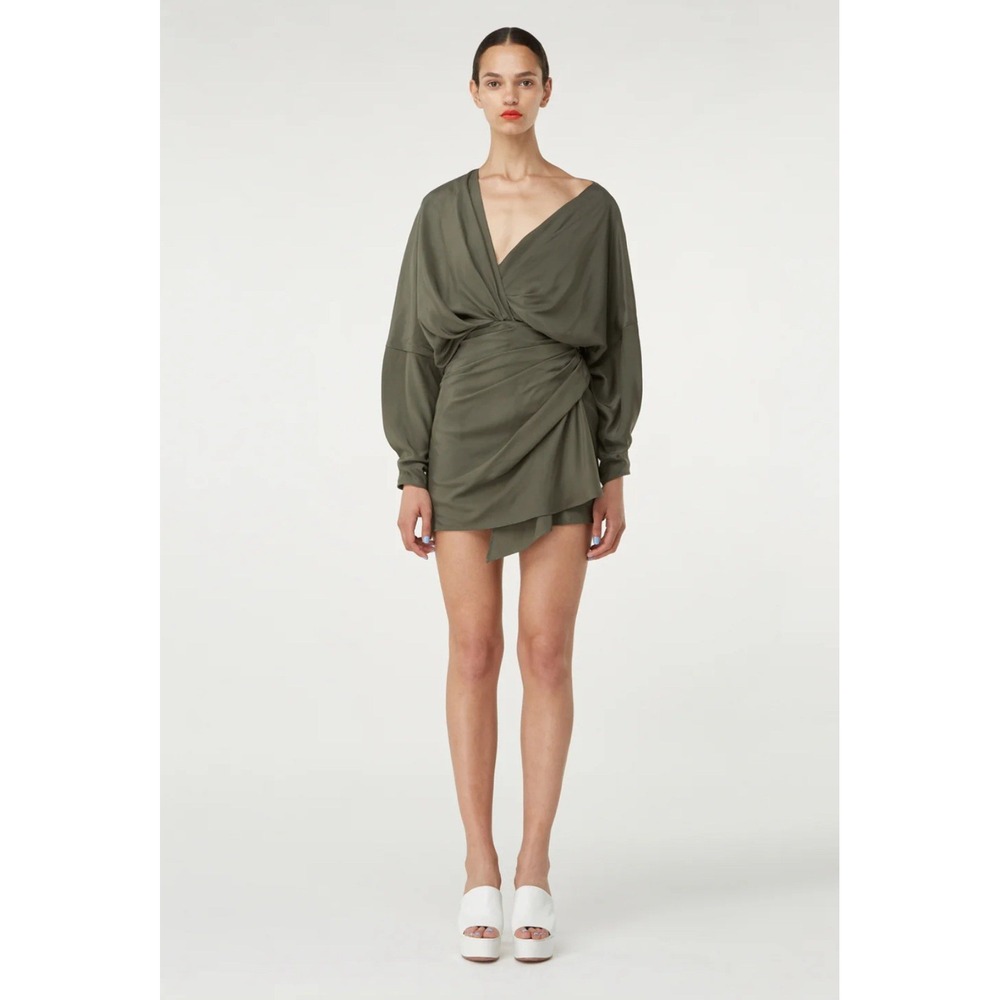 guage 81 asuka dress Olive Green Camouflage NWT Size 36